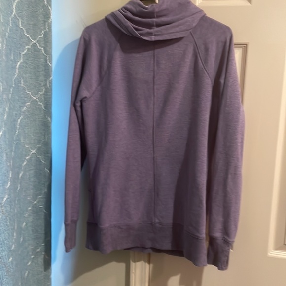 L.L Bean Cowl-neck pullover, sz small - Picture 3 of 5